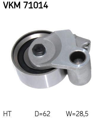 Galet tendeur de courroie de distribution (Galet tendeur de courroie crantée) SKF ref. VKM 71014